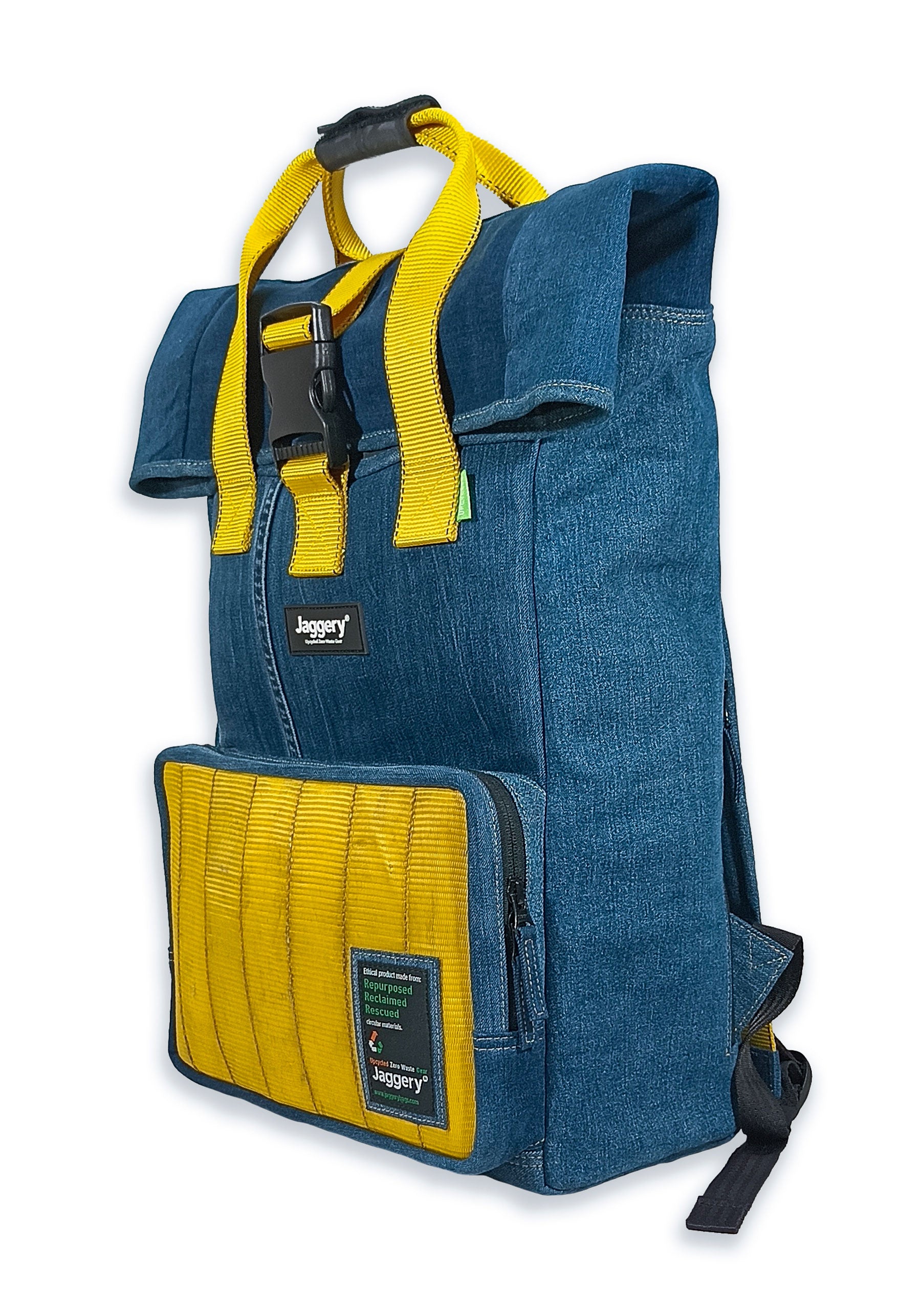 Benji ReDenim 15" Rolltop Backpack