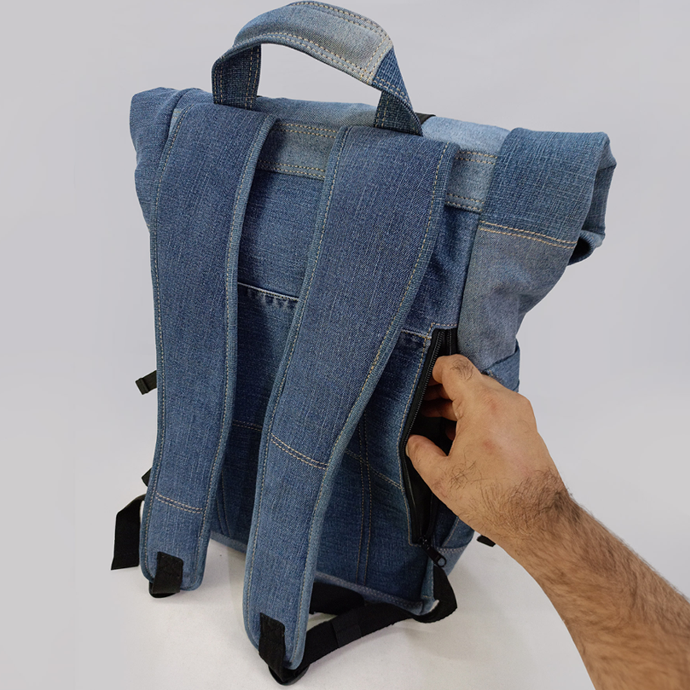 ReDenim Upcycled EPR Rolltop Backpack