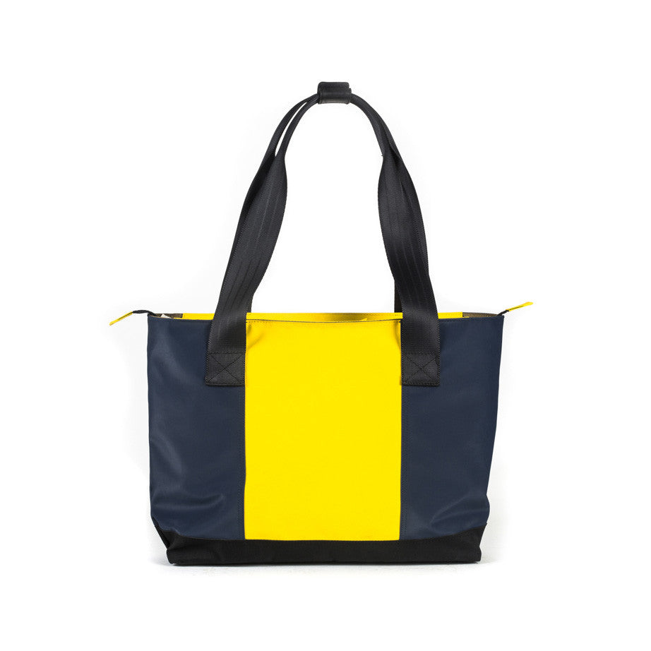 Festival Tote Bag in Swedish Flag Colors [long handle]