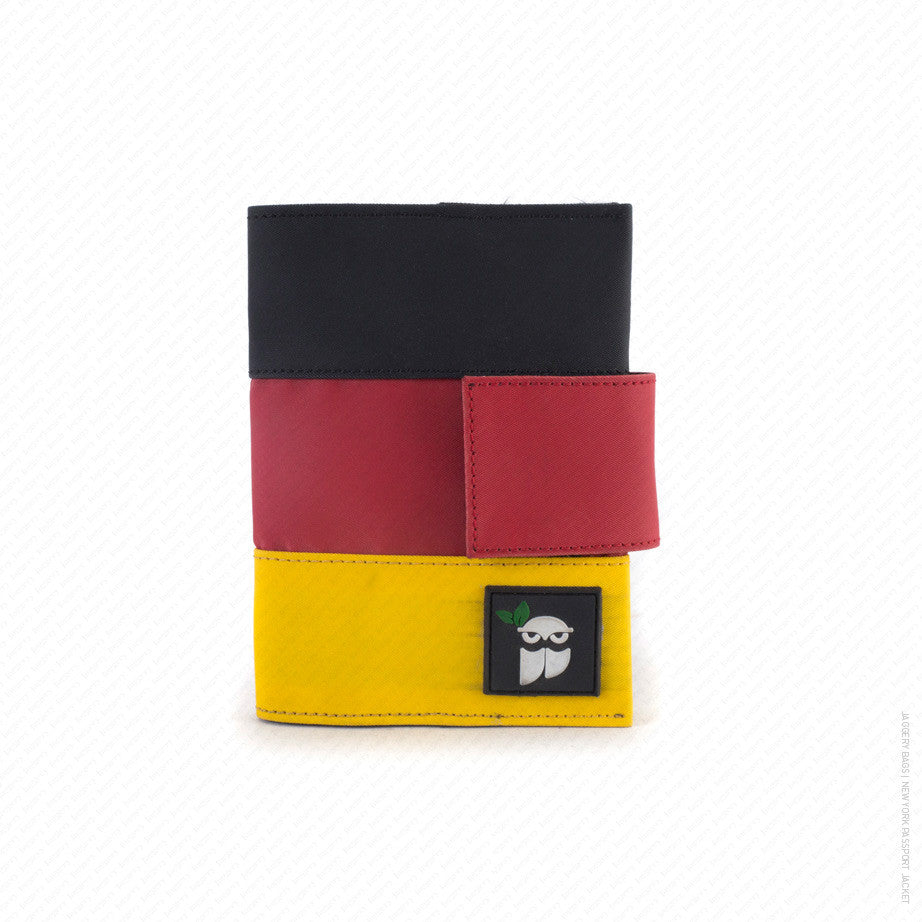 New York Passport Jacket in German Flag Colors