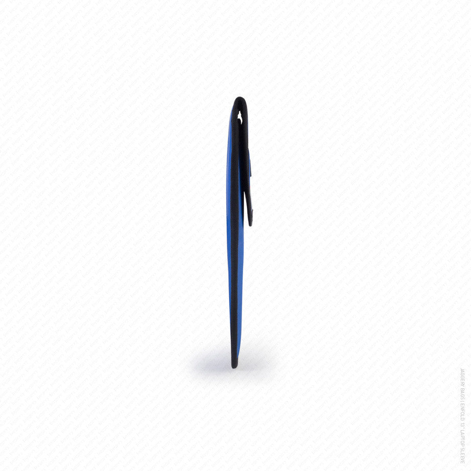 Enfold 13" Laptop Sleeve in Indigo Blue, Grey and Orange