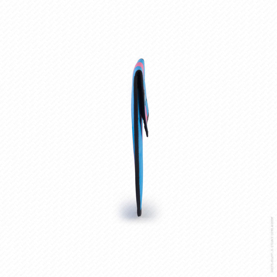 Enfold 13" Laptop Sleeve in Light Blue and Pink