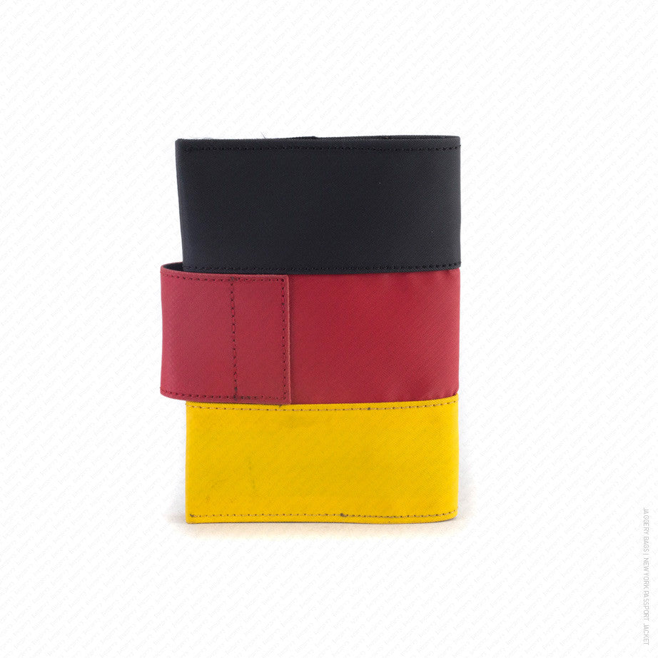 New York Passport Jacket in German Flag Colors