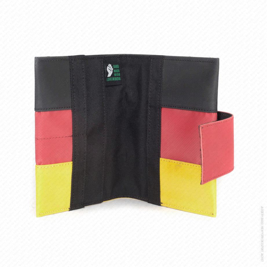 New York Passport Jacket in German Flag Colors