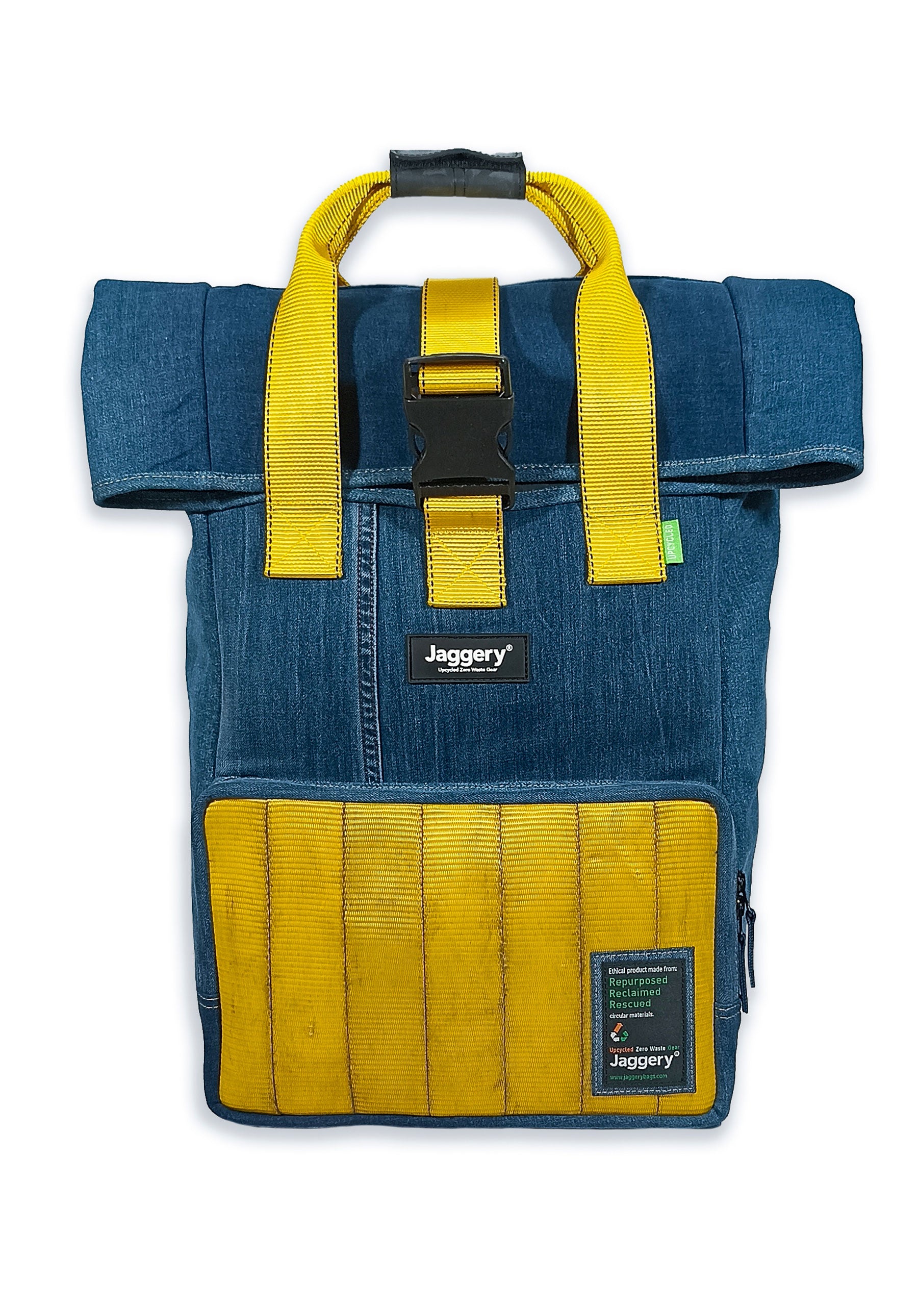 Benji ReDenim 15" Rolltop Backpack