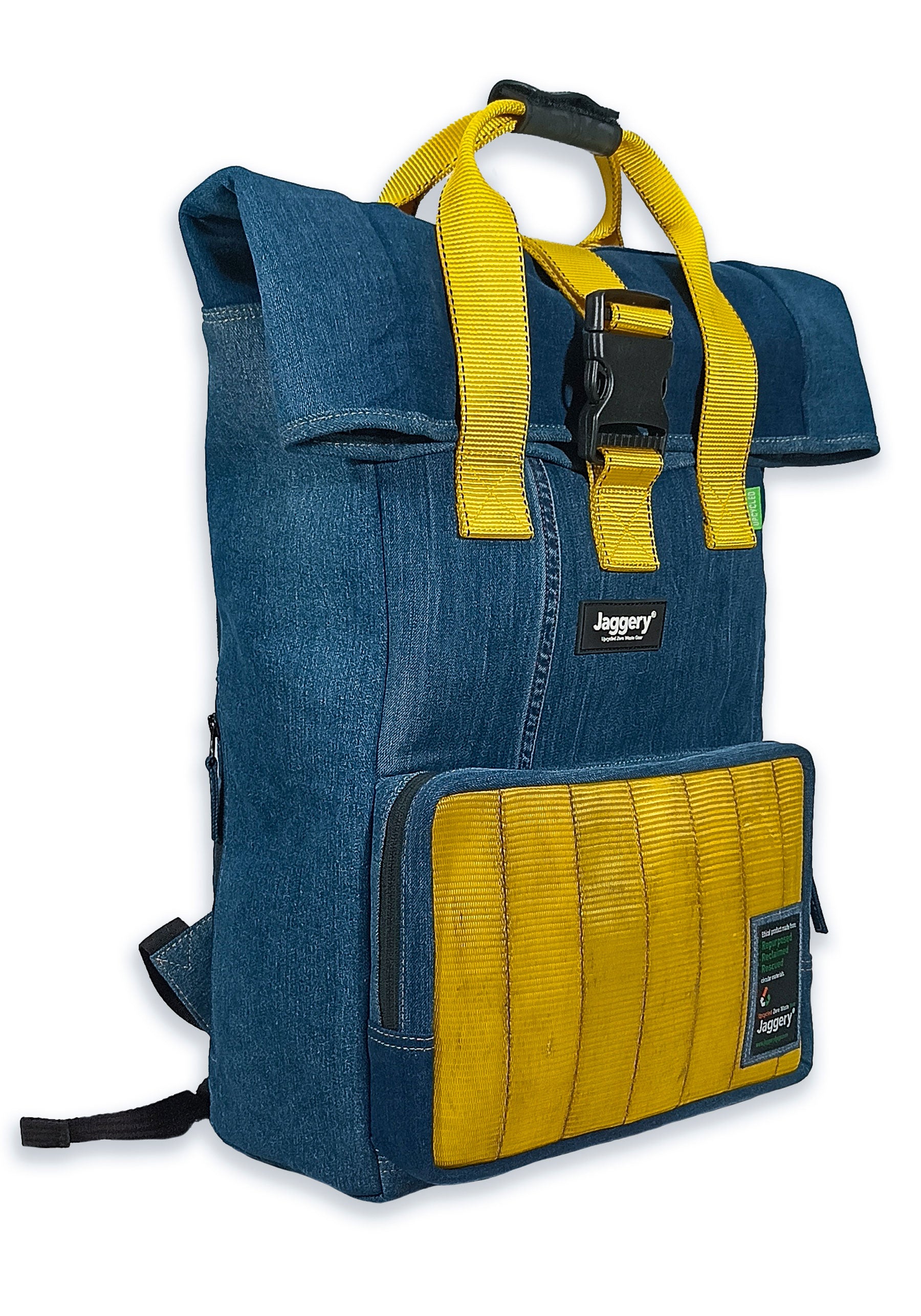 Benji ReDenim 15" Rolltop Backpack
