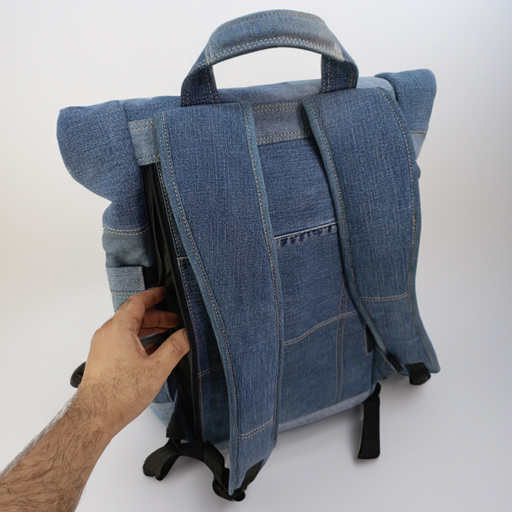 ReDenim Upcycled EPR Rolltop Backpack