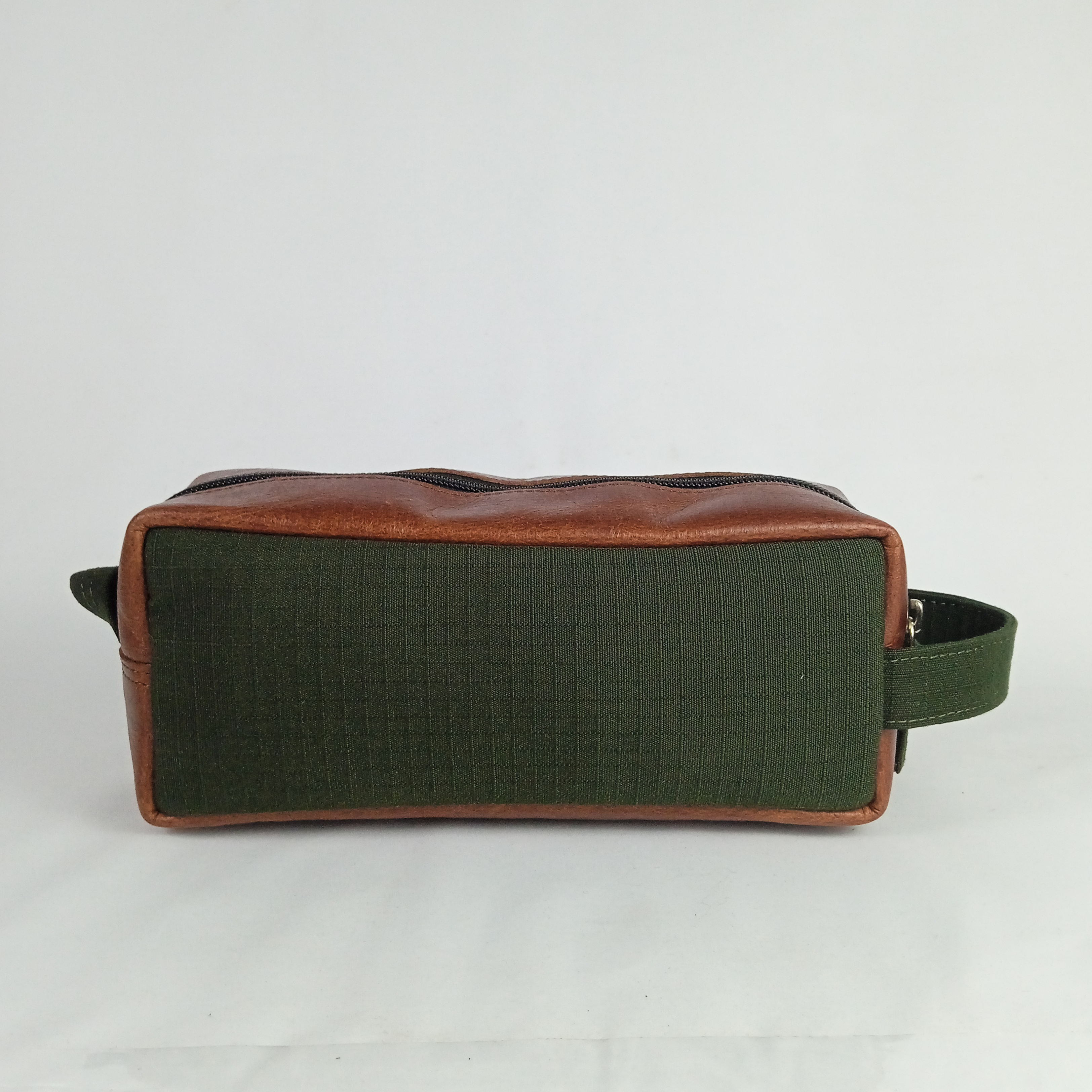 Outback and Beyond Essentials Travel Kit in Olive Green Canvas & Salvaged Nubuck
