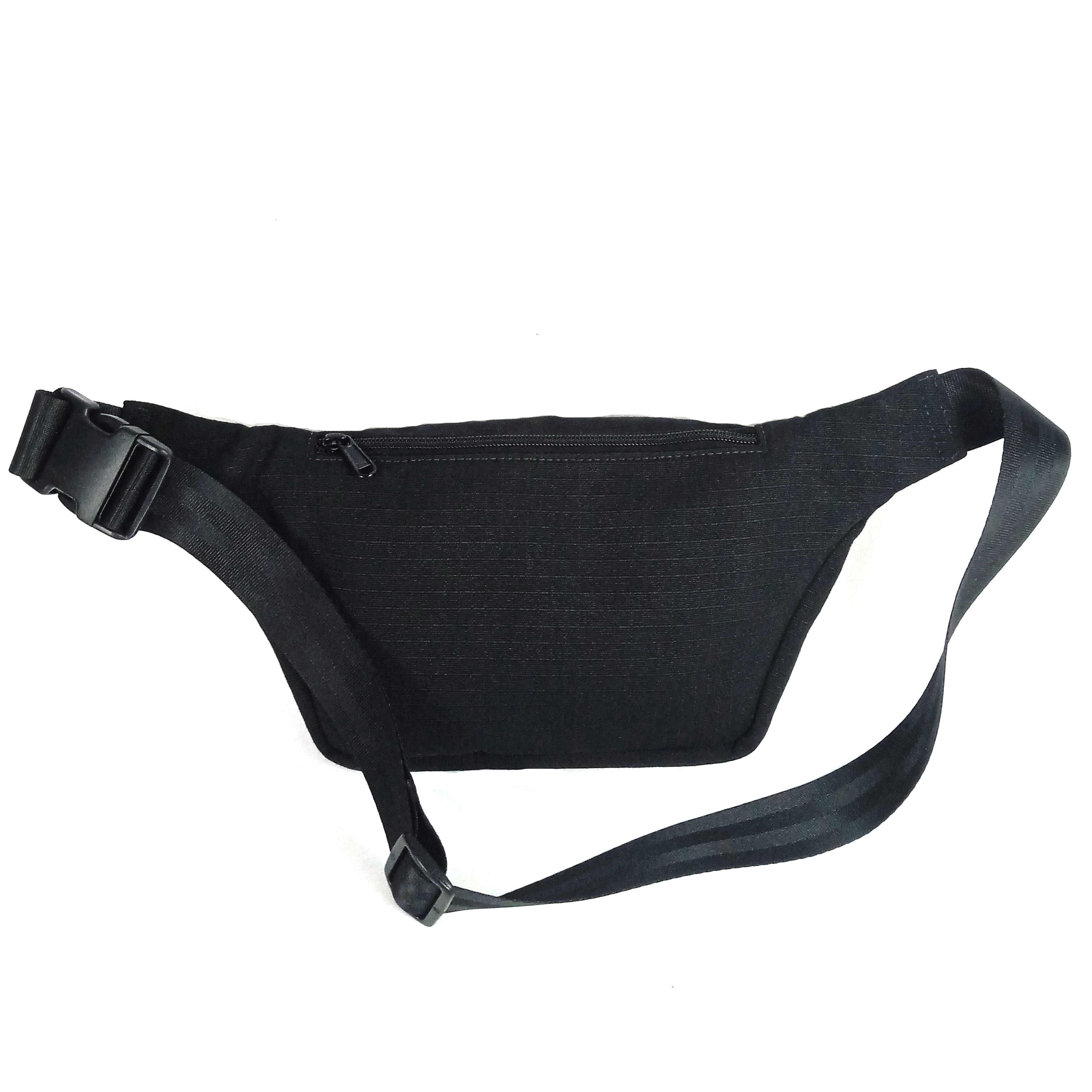 Noir Fanny Pack in Rescued Seat Belts