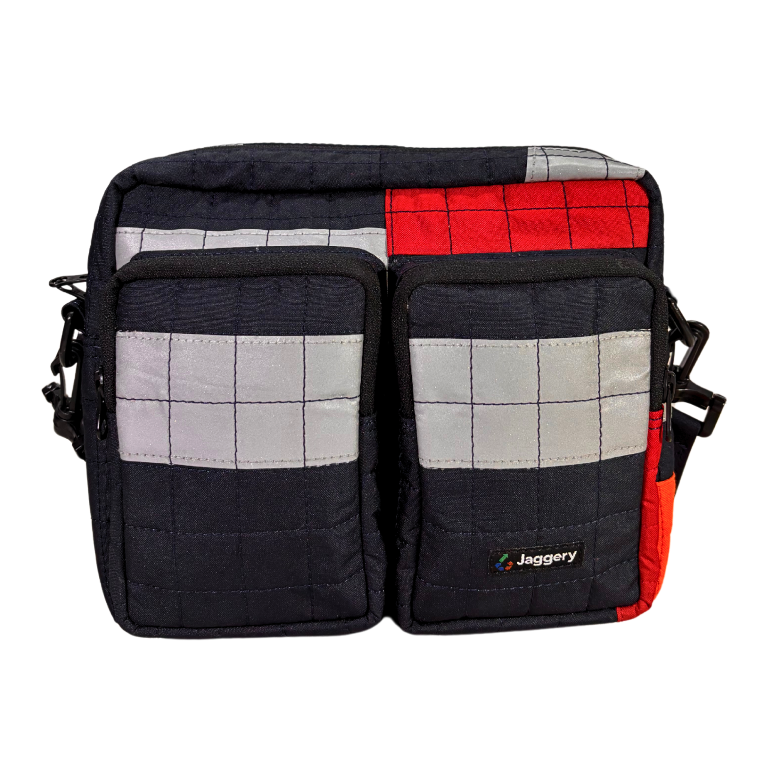 Founders Bag Quilted Red Blue