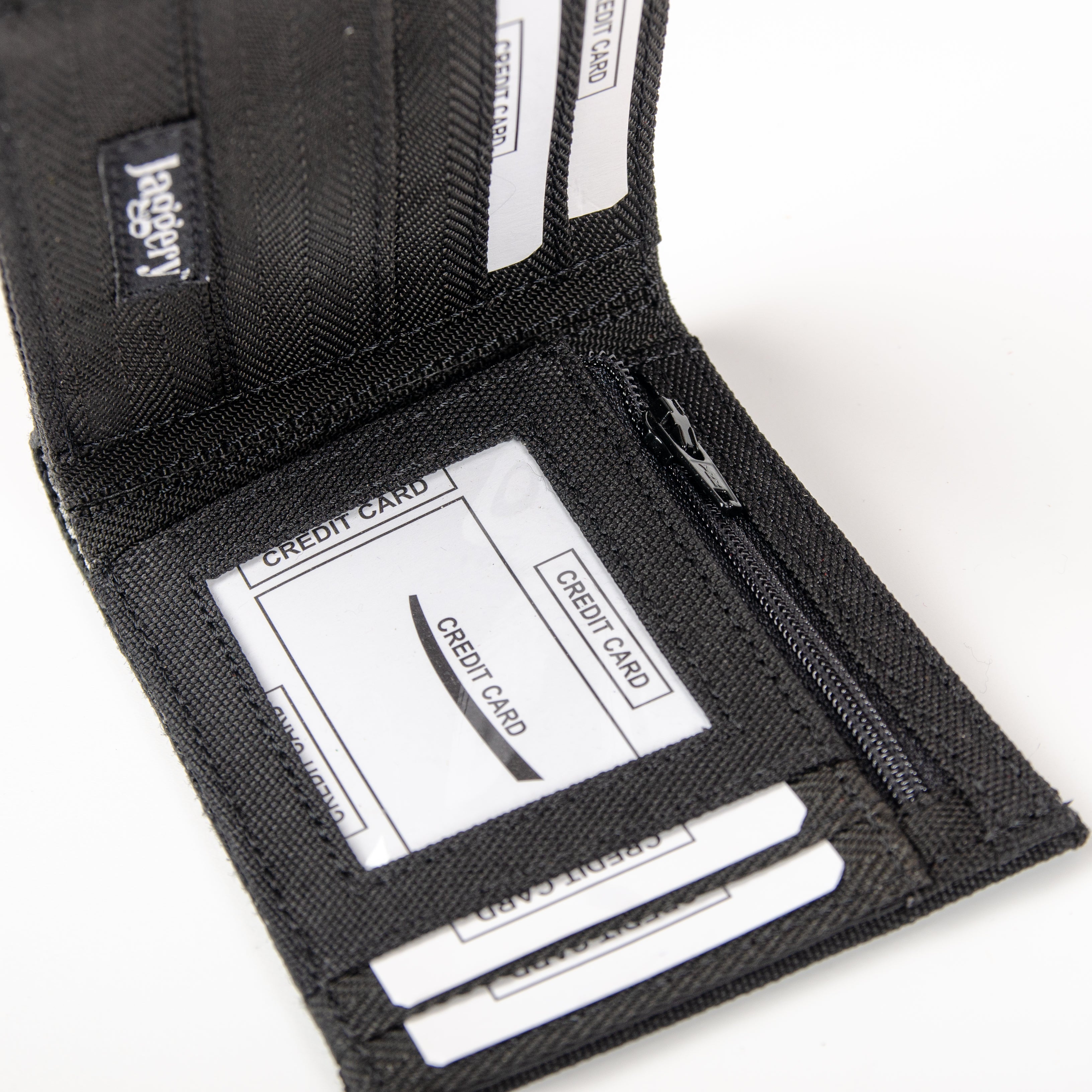 Wallet in Black Ex-Cargo Belts