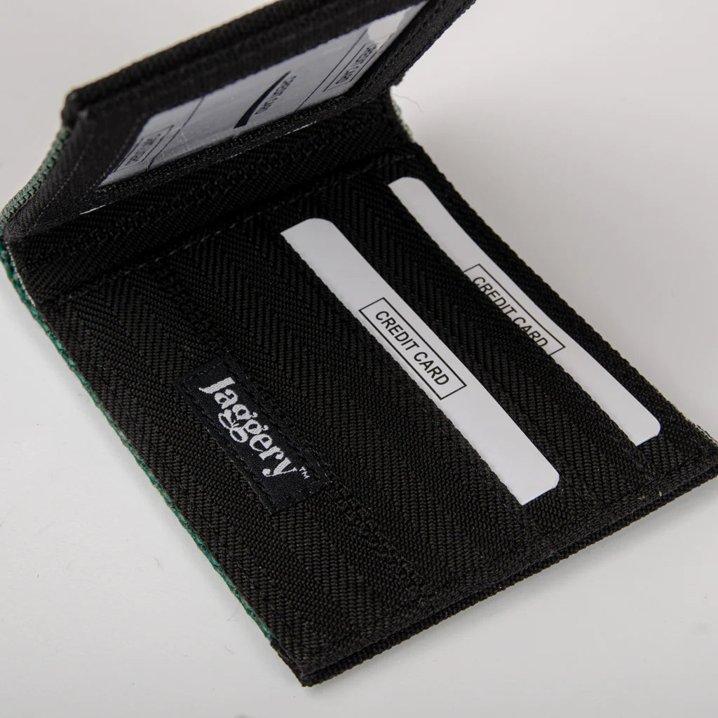 Heryana Wallet in Green Ex-Cargo Belts
