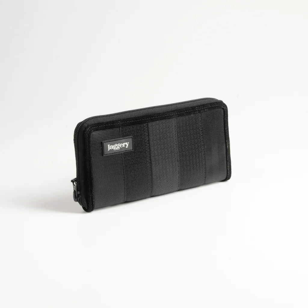 Noir Unisex Wallet in Seat Belts