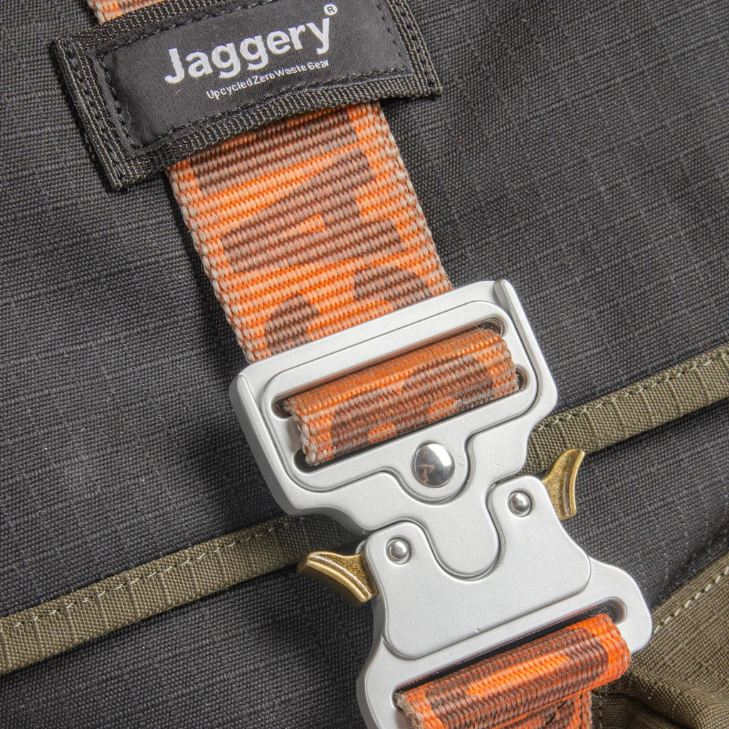 Stealth Backpack in Canvas and Cargo Belts with Cobra Buckle