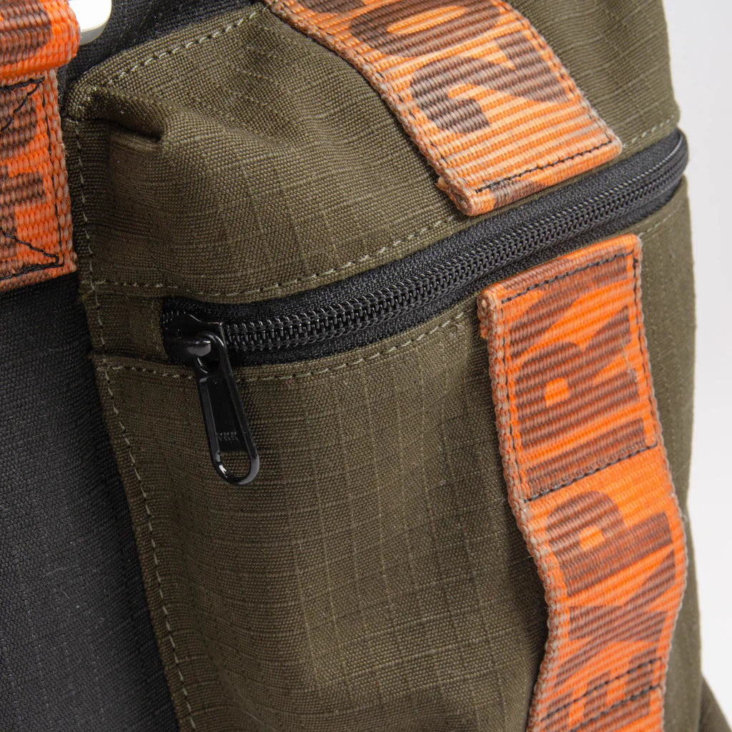 Stealth Backpack in Canvas and Cargo Belts with Cobra Buckle