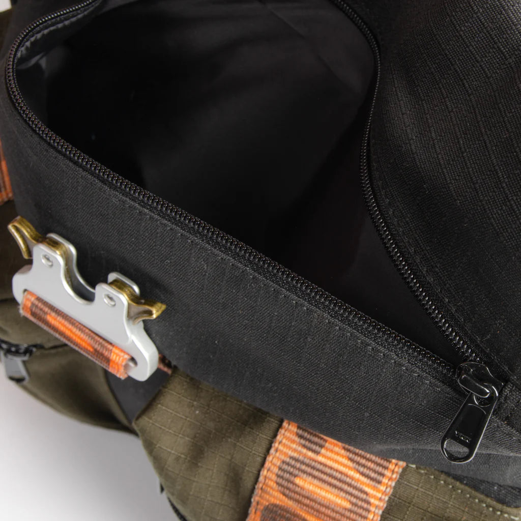 Stealth Backpack in Canvas and Cargo Belts with Cobra Buckle