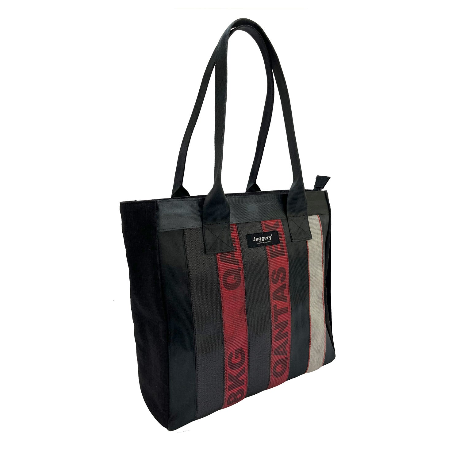 Museum of Fade Marlini Tote Bag in Ex-Cargo Belts & Rescued Car Seat Belts