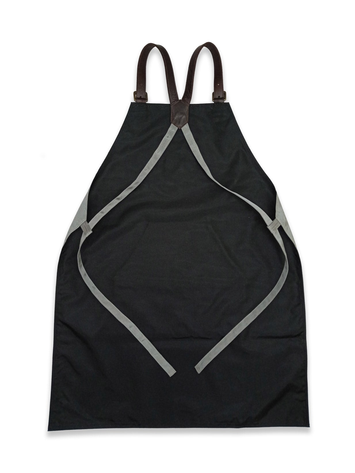 EcoWarrior Apron in Rescued Metallic Grey Canvas