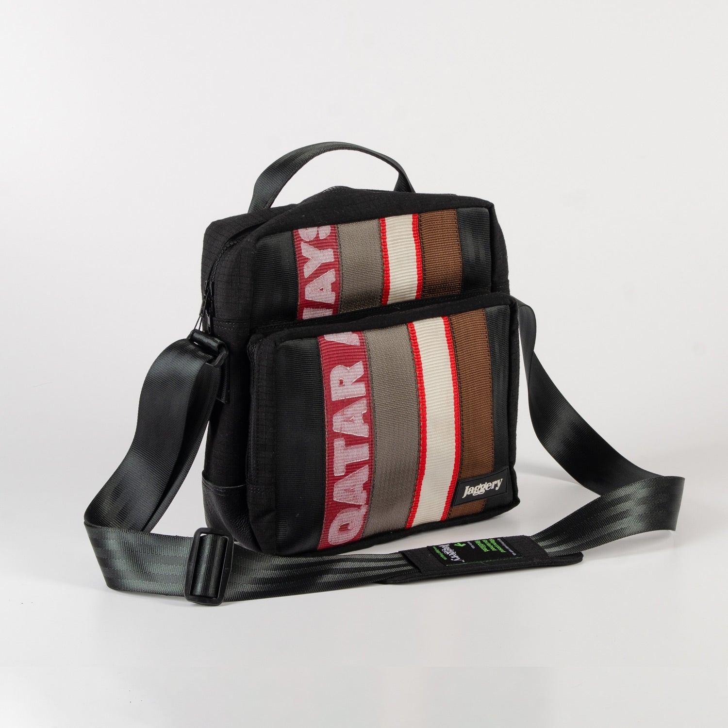 Museum of Fade Mini Co-founder's Satchel in Ex-Cargo Belts & Rescued Car Seat Belts [10" bag]