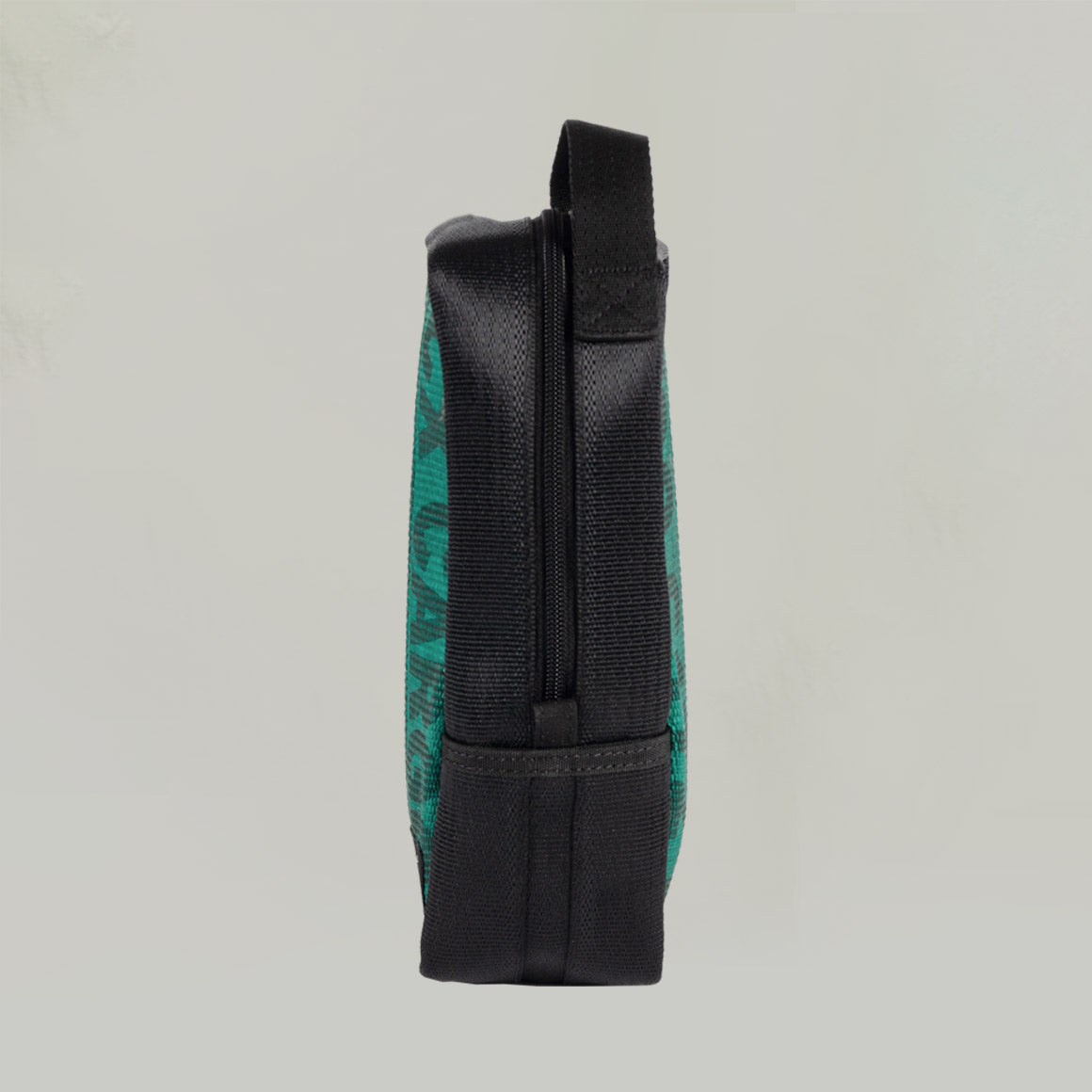 Heryana Vertical Dopp Kit in Ex-Cargo Belts and Rescued Car Seat Belts