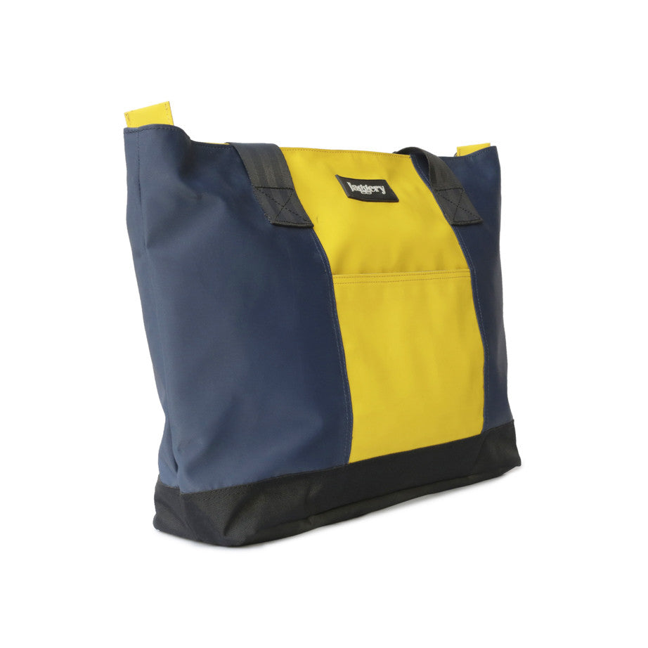 Festival Tote Bag in Swedish Flag Colors [long handle]