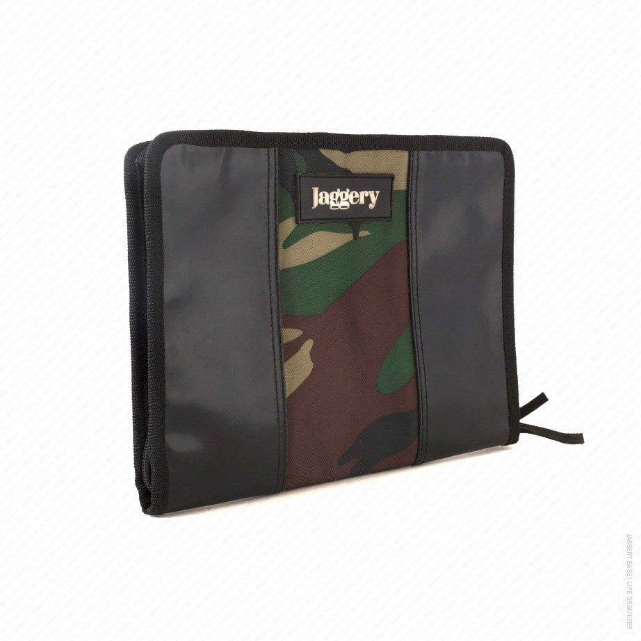 Life Organizer in Black & Vintage Camo [iPad Mini & A5 Diary case]