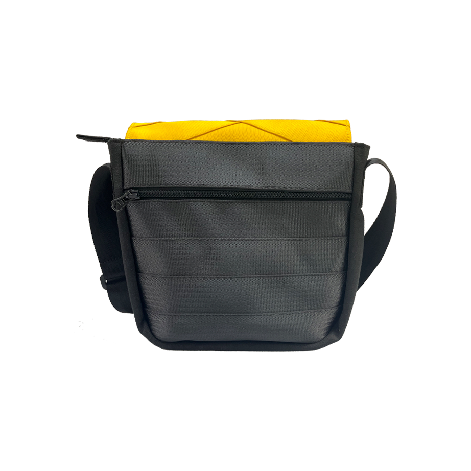Friendly Soul Sling Bag in Yellow Decommisioned Cargo Belts