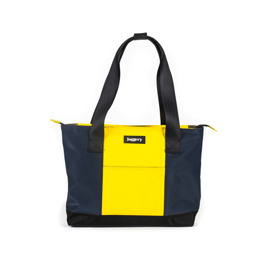 Festival Tote Bag in Swedish Flag Colors [long handle]