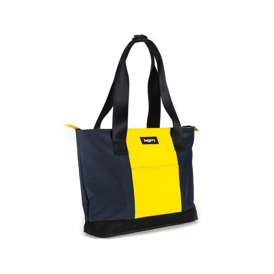 Festival Tote Bag in Swedish Flag Colors [long handle]