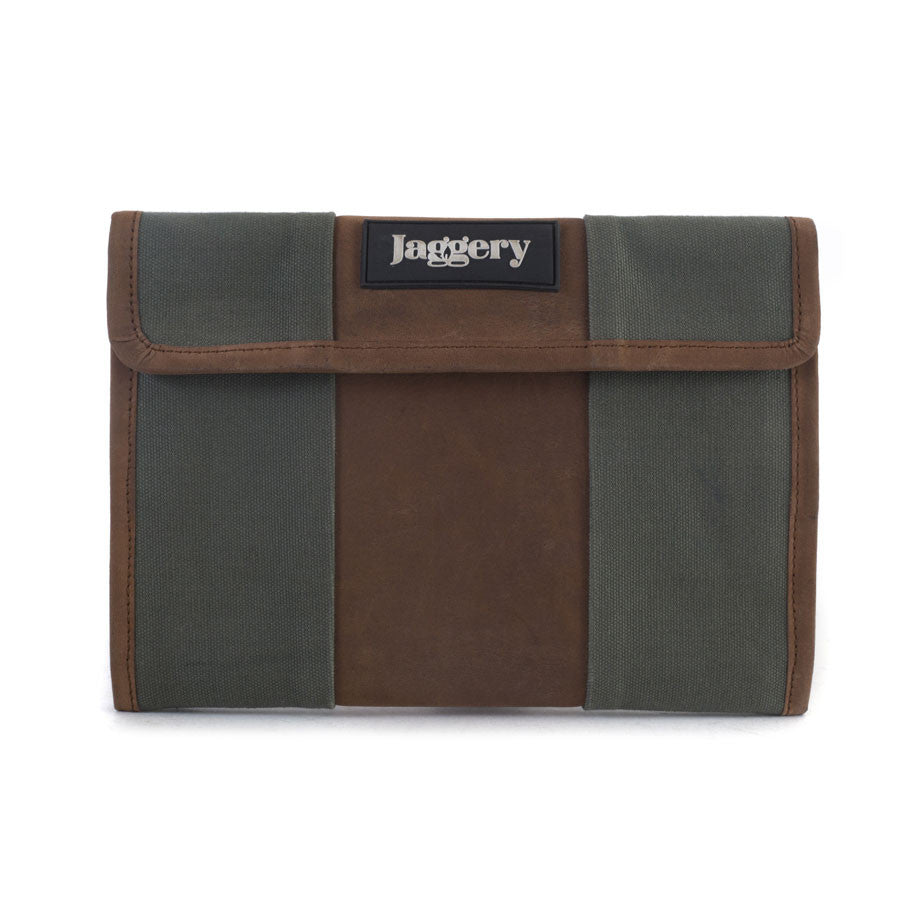 Out Back and Beyond Life Organizer in Olive Green & Brown [iPad Mini & A5 Diary case]