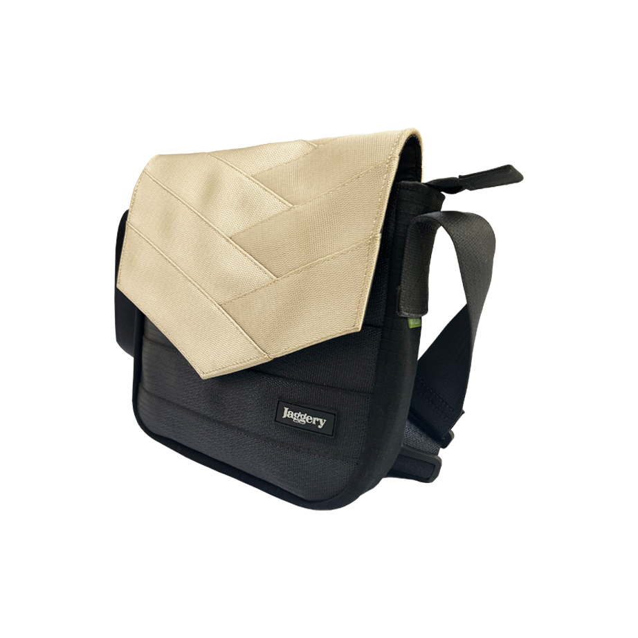 Friendly Soul Sling Bag in White Decommisioned Cargo Belts