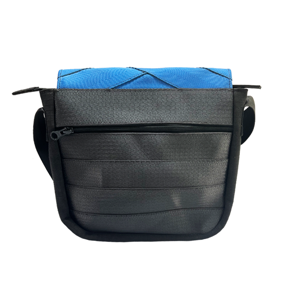 Friendly Soul Sling Bag in Blue Decommisioned Cargo Belts