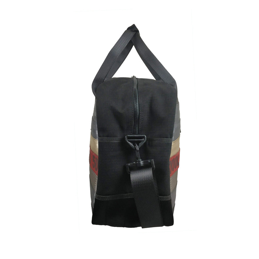 Museum of Fade 56Hr Duffle Bag in Ex-Cargo Belts & Rescued Car Seat Belts