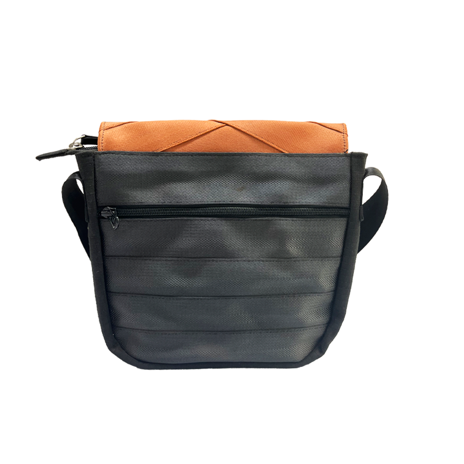 Friendly Soul Sling Bag in Rust Decommisioned Cargo Belts