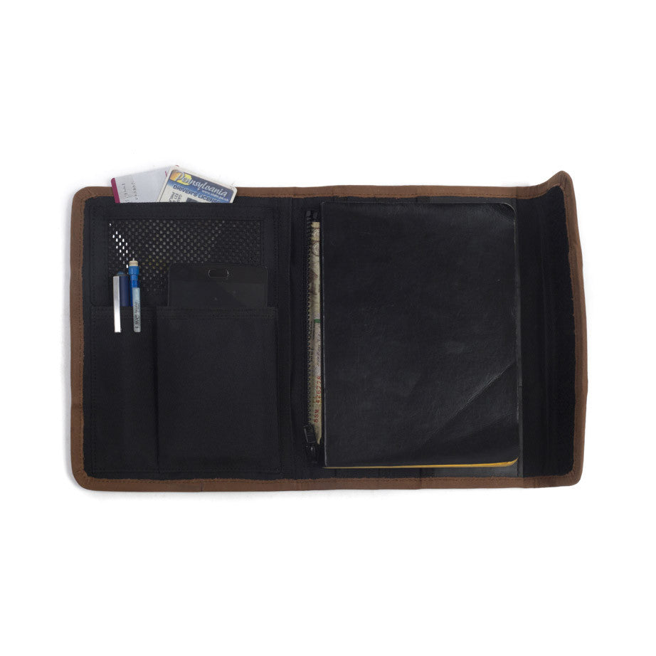 Out Back and Beyond Life Organizer in Olive Green & Brown [iPad Mini & A5 Diary case]