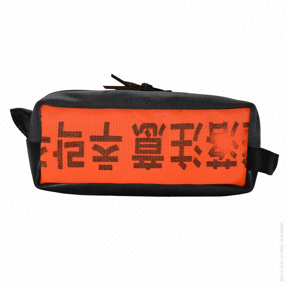 Travel Kit in Orange Cargo Belt & Seat Belt