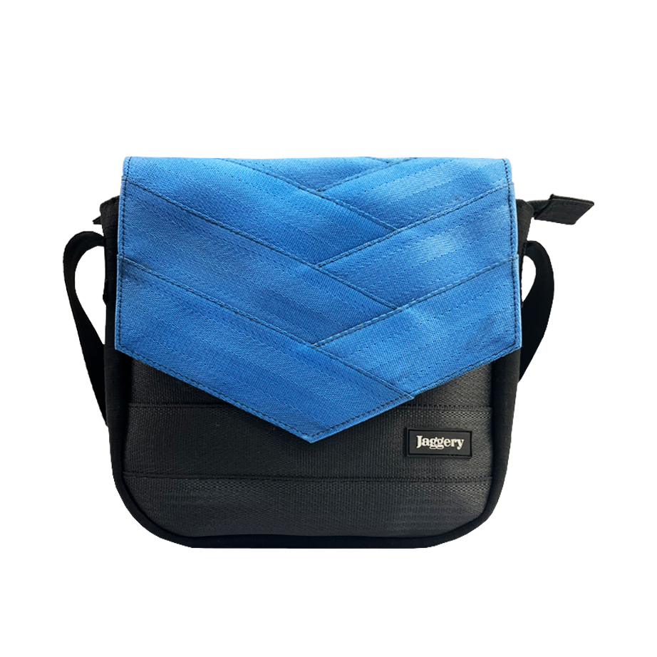 Friendly Soul Sling Bag in Blue Decommisioned Cargo Belts
