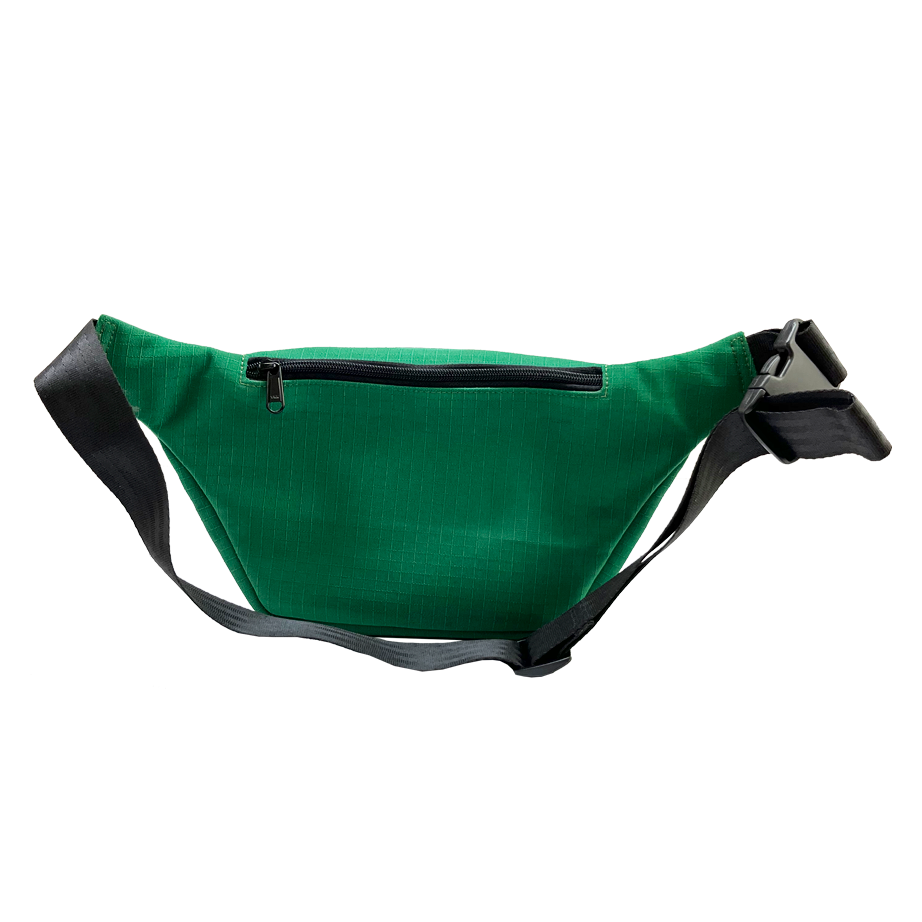 Portuguese Christmas Fanny Pack in Red and Green Decommissioned Cargo
