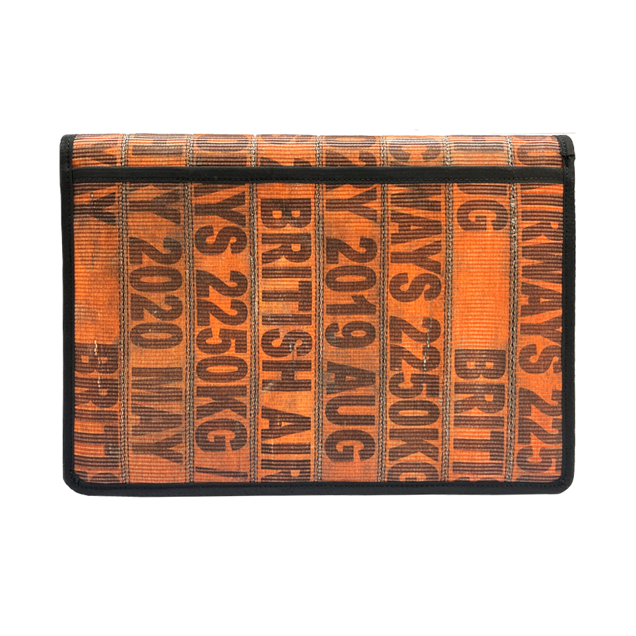 Serially Circular Enfold 13" Laptop Sleeve in Ex-British Cargo Belts