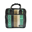 Heryana Mini Co-founder's Satchel in Green Ex-Cargo Belts & Rescued Car Seat Belts [10" Cafe Bag]